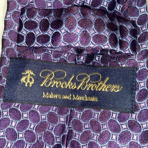 Brooks Brothers Purple and Blue tie - Picture 4 of 6